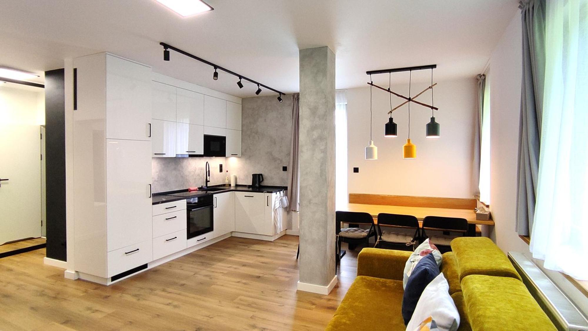 WELLNESS APARTMÁN RESIDENT HARRACHOV C308 Horský apartmán 2KK s velkou terasou a vlastním parkováním v garáži Esterno foto