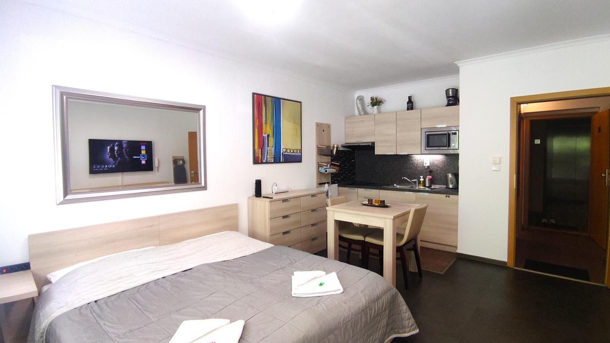 WELLNESS APARTMÁN RESIDENT HARRACHOV C308 Horský apartmán 2KK s velkou terasou a vlastním parkováním v garáži Esterno foto